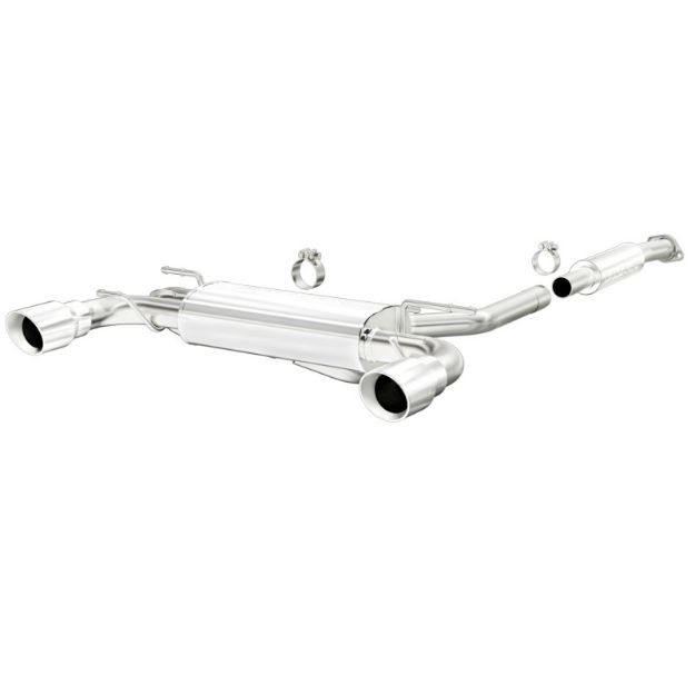 Picture of MagnaFlow Dual Split Rear Exit Stainless Cat Back Exhaust for 2013-15 Scion FRS / Subaru BRZ