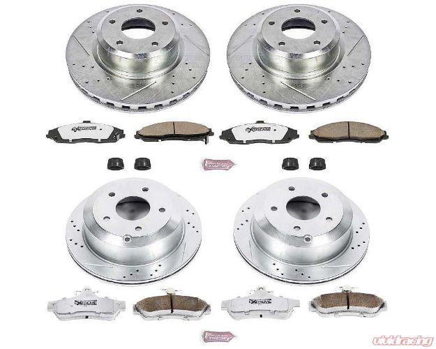 Picture of Power Stop Z26 Street Warrior Brake Kit Front & Rear for Pontiac GTO 2005-06