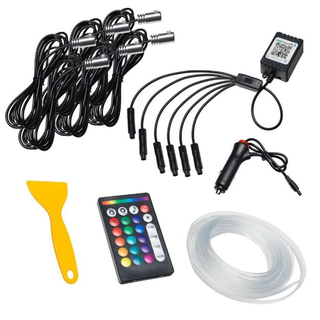 Picture of LED Fiber Optic Interior Light Kit 6 Pieces