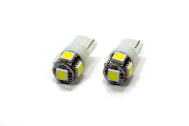 Picture of T10 5 LED SMD Bulbs Pair White