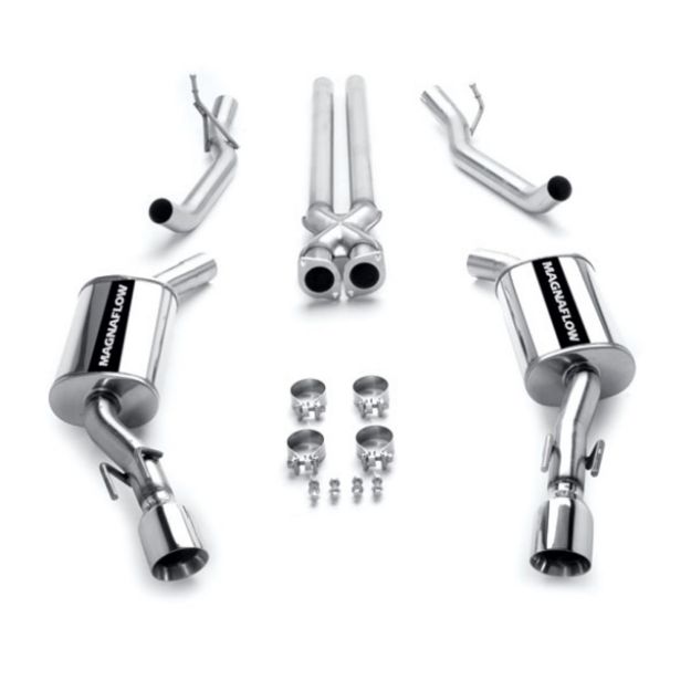 Picture of Magnaflow Dual 2.5" Street Series Stainless Cat-Back Exhaust System for 2005-06 Pontiac GTO